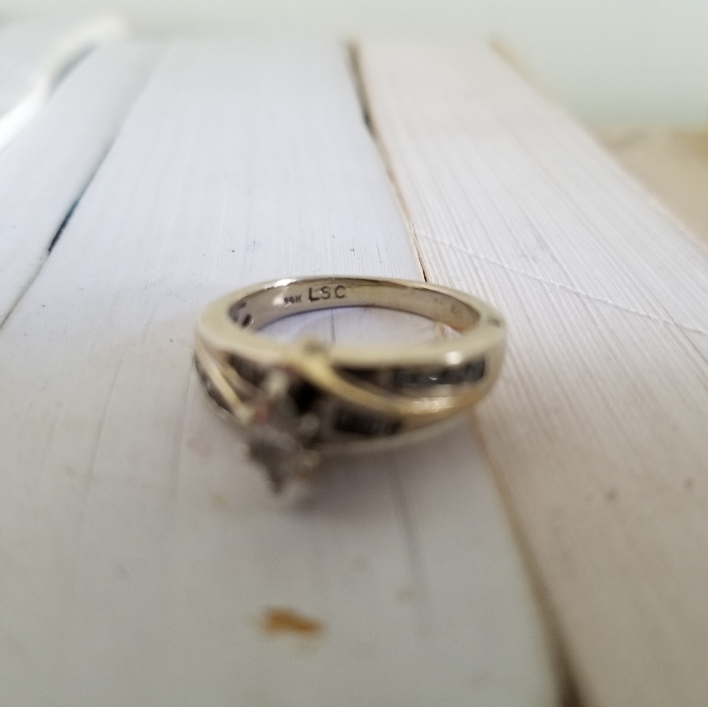 Leo Schachter LSC leo diamond vintage ring  14k - Picture 9 of 16